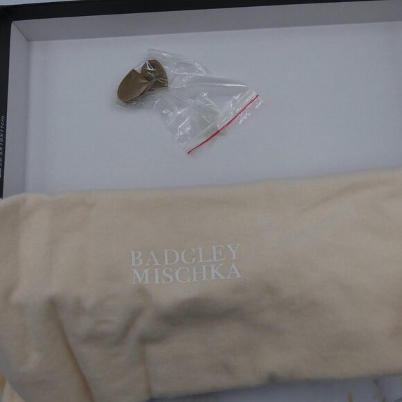 Badgley Mischka Dress Shoes Silver Brinlee II Sillea Heels Sandals - Picture 12 of 15